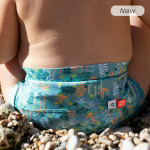 Protection anti uv bébé -  Bleu : Contre les coups de soleil - abricot