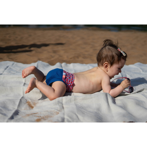 Couche bain - fleurs Nautilus