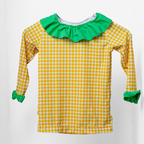 T-Shirt Anti-UV Volantine -  Mirabelle Amande