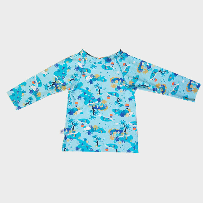baby Uv swim shirt blue