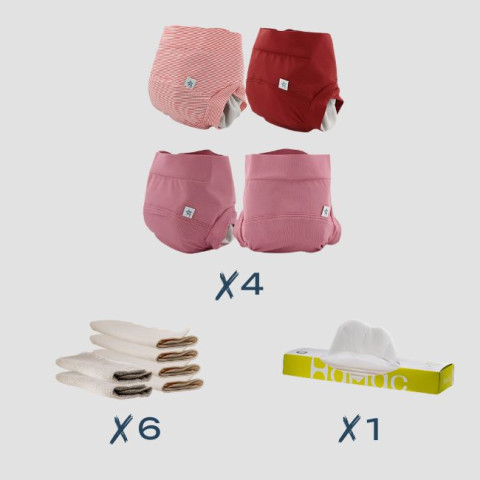 Pack "je commence en douceur" - Tons Roses ( Fee, Charlie, Legende)