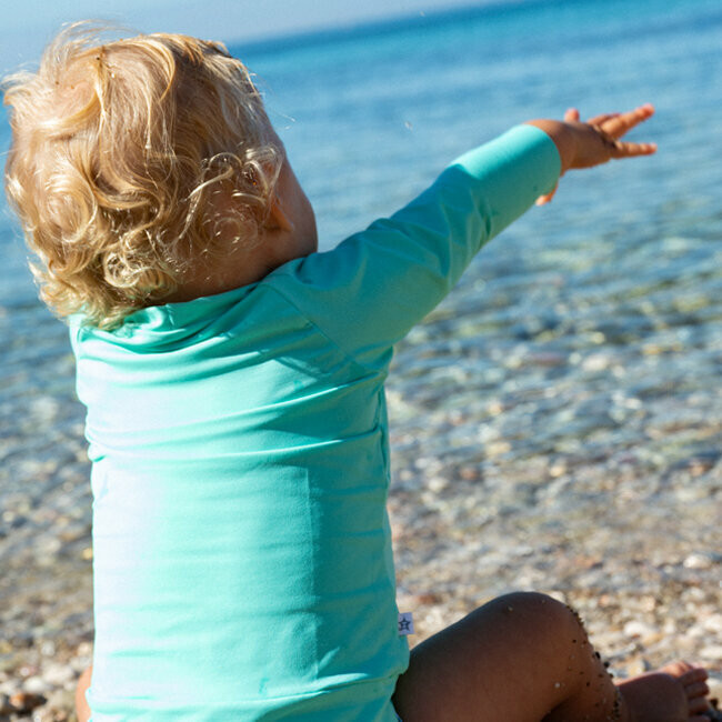 baby Uv swim shirt blue