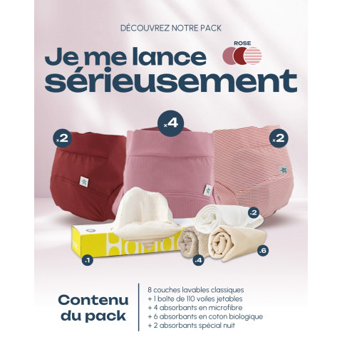 Pack "je me lance sérieusement" - Tons Roses ( Fee, Charlie, Legende)